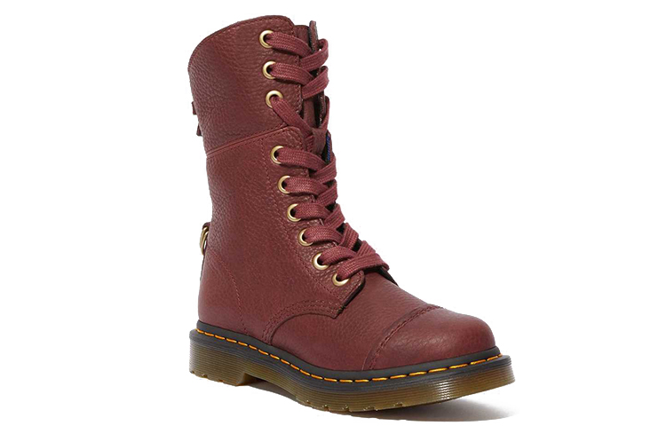 (W) Dr. Martens Aimilita 'Red Leather Casual Boots' 圖 2
