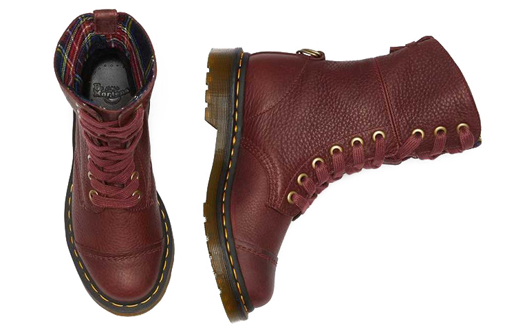 (W) Dr. Martens Aimilita 'Red Leather Casual Boots' 圖 3