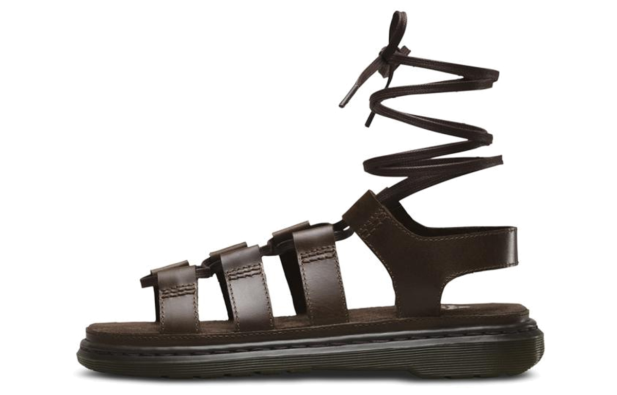 (Women) Dr. Martens Ankle Strap Roman Sandal 'Brown' 23768201