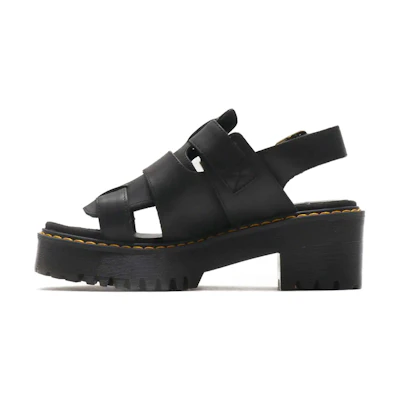 (W) Dr. Martens Ariel Leather 'Simplistic CMFT Sandal' Black