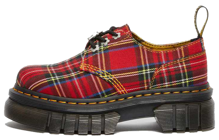 (W) Dr. Martens Audrick 3-Eye Shoe 'Punk Red'