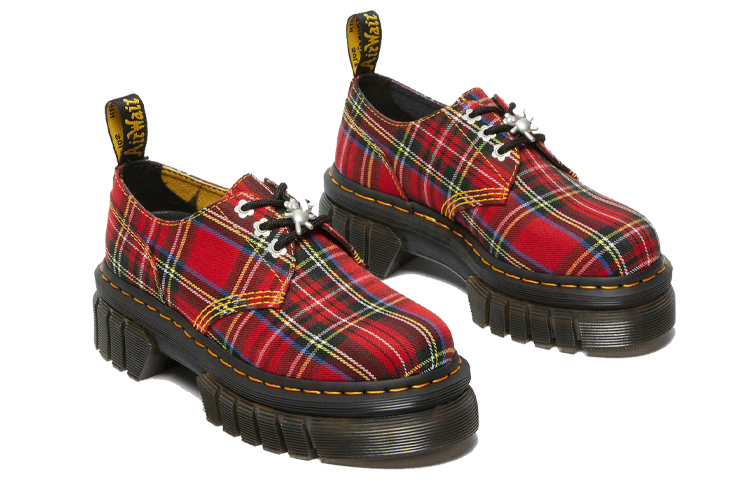 (W) Dr. Martens Audrick 3-Eye Shoe 'Punk Red' 圖 4