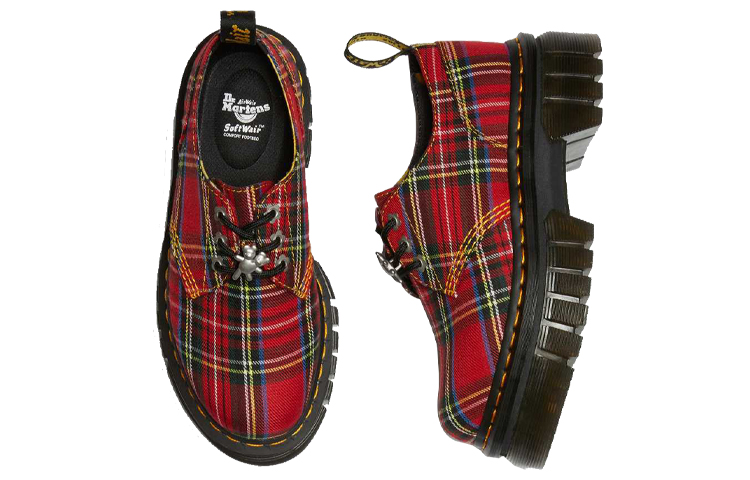 (W) Dr. Martens Audrick 3-Eye Shoe 'Punk Red' 圖 5