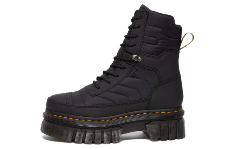 (Women) Dr. Martens Audrick 'Black Leather Platform Boots' 31212001