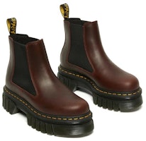 Dr. Martens 馬汀博士 Audrick 松糕厚底軟皮切爾西靴 女款 酒紅色 Order Dr. Martens 馬汀博士 Audrick 松糕厚底軟皮切爾西靴 女款 酒紅色