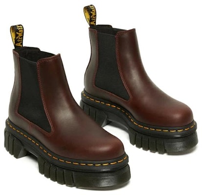 (Women) Dr. Martens Audrick Brando Leather Platform Chelsea Boots 'Brown' 27820211 Order (Women) Dr. Martens Audrick Brando Leather Platform Chelsea Boots 'Brown' 27820211