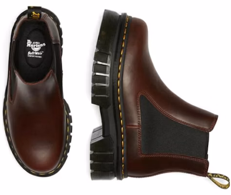 (Women) Dr. Martens Audrick Brando Leather Platform Chelsea Boots 'Brown' 27820211 Lookbook (Women) Dr. Martens Audrick Brando Leather Platform Chelsea Boots 'Brown' 27820211