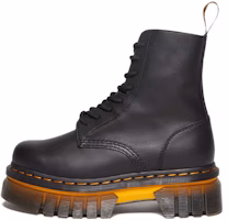 (Women) Dr. Martens Audrick Contrast Sole Leather Platform Ankle Boots 'Black' 30671001 (Women) Dr. Martens Audrick Contrast Sole Leather Platform Ankle Boots 'Black' 30671001