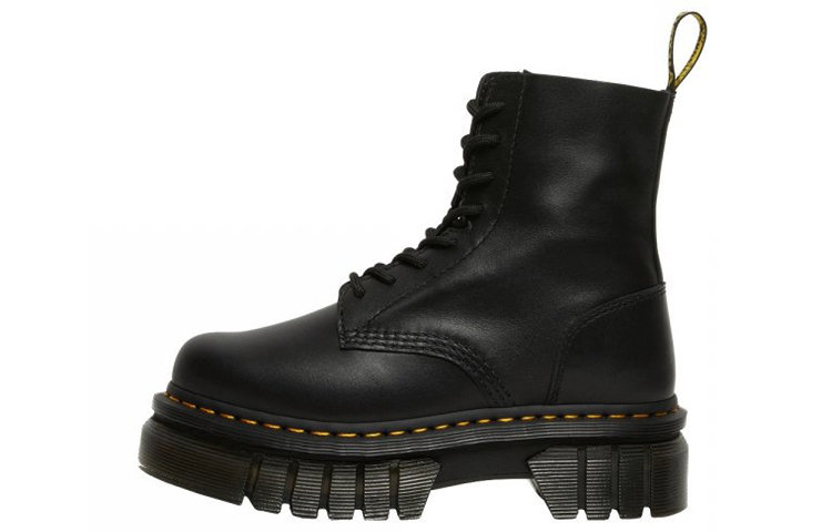 (Women) Dr. Martens Audrick Leather Platform Ankle Boot 'Black' 27149001