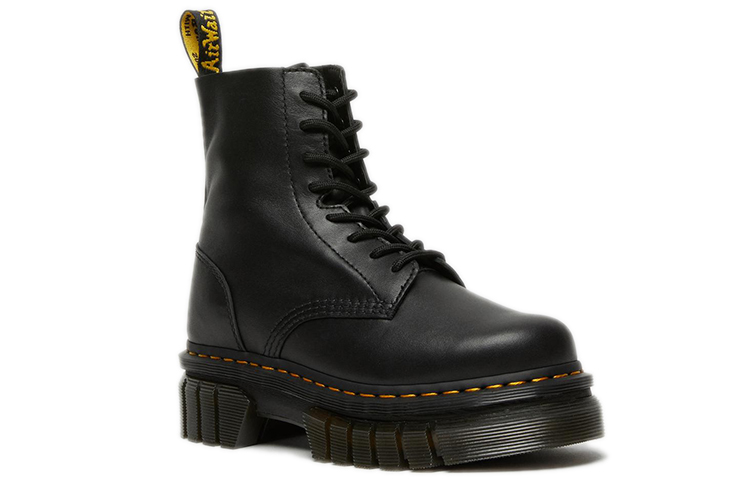 Shop (W) Botas de Plataforma de Cuero Dr. Martens Audrick 'Negro' 27149001