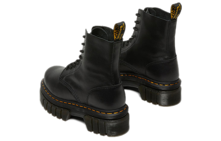 Details for (W) Botas de Plataforma de Cuero Dr. Martens Audrick 'Negro' 27149001