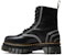 Dr. Martens Audrick Kulit Platform But Ikat 'Jahitan Putih - Hitam' 27810001