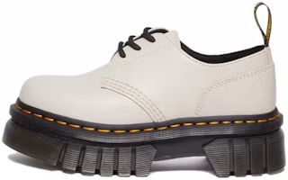 (Women) Dr. Martens Audrick Nappa Leather Platform Shoes 'Cobblestone Grey' 27147055 (Women) Dr. Martens Audrick Nappa Leather Platform Shoes 'Cobblestone Grey' 27147055