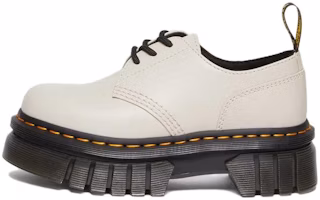 (Women) Dr. Martens Audrick Nappa Leather Platform Shoes 'Cobblestone Grey' 27147055 (Women) Dr. Martens Audrick Nappa Leather Platform Shoes 'Cobblestone Grey' 27147055