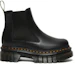 Lookbook Dr. Martens Audrick 耐磨舒適皮革厚底切爾西靴 女款 炭黑