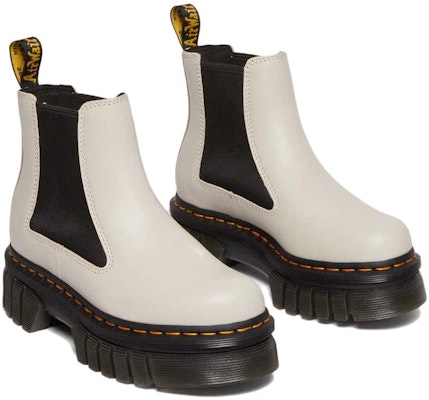 (Women) Dr. Martens Audrick Nappa Leather Platform Chelsea Boots 'Cobblestone Grey' 27148055 Lookbook (Women) Dr. Martens Audrick Nappa Leather Platform Chelsea Boots 'Cobblestone Grey' 27148055