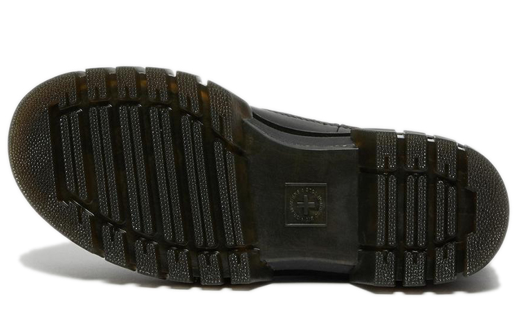 Cheap Dr. Martens Audrick 耐磨舒適皮革厚底切爾西靴 女款 炭黑