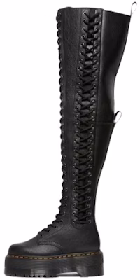 (Women) Dr. Martens Azreya Max Leather 26-Eye Platform Boots 'Black' 27360001 Buy (Women) Dr. Martens Azreya Max Leather 26-Eye Platform Boots 'Black' 27360001