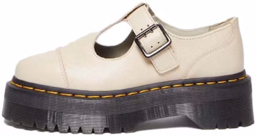 (Women) Dr. Martens Bethan Pisa Leather Platform Mary Jane 'Parchment Beige' 30617292 (Women) Dr. Martens Bethan Pisa Leather Platform Mary Jane 'Parchment Beige' 30617292