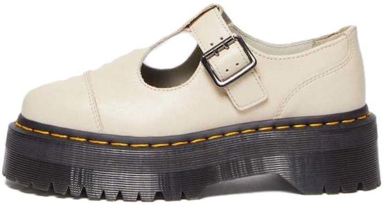 Dr.Martens馬汀博士 Bethan 皮革 舒適休閒 厚底鞋 女款 米色 Buy Dr.Martens馬汀博士 Bethan 皮革 舒適休閒 厚底鞋 女款 米色