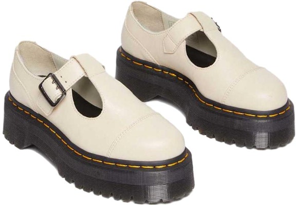 (Women) Dr. Martens Bethan Pisa Leather Platform Mary Jane 'Parchment Beige' 30617292 Lookbook (Women) Dr. Martens Bethan Pisa Leather Platform Mary Jane 'Parchment Beige' 30617292