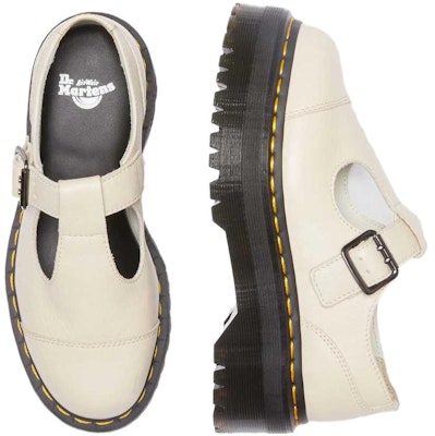 (Women) Dr. Martens Bethan Pisa Leather Platform Mary Jane 'Parchment Beige' 30617292 Purchase (Women) Dr. Martens Bethan Pisa Leather Platform Mary Jane 'Parchment Beige' 30617292