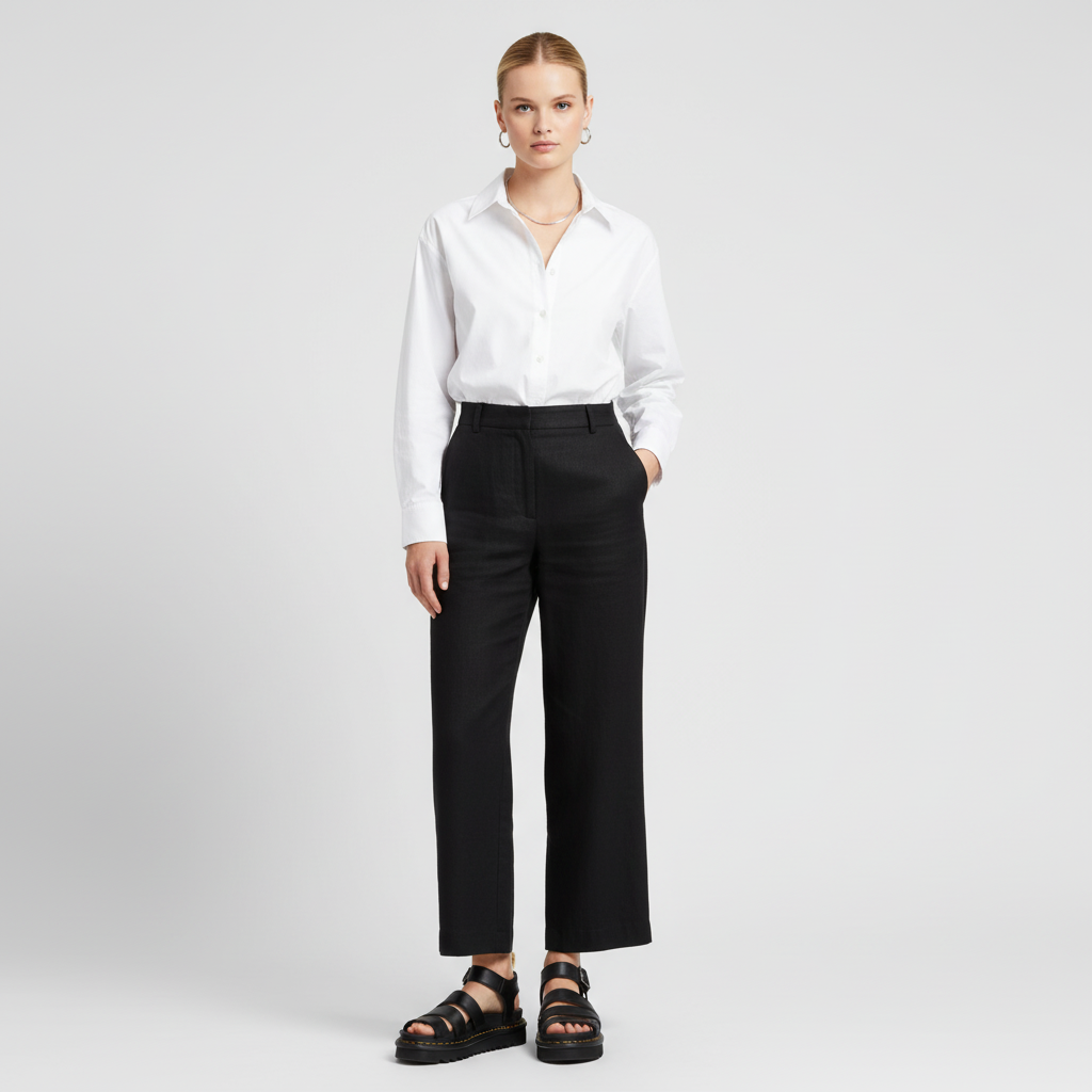 Lookbook (W) Sandal Platform Fesyen Dr. Martens Blaire Hitam 23806001