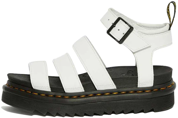 (Women) Dr. Martens Blaire Hydro Leather Strap Sandal 'White' 25768100 Buy (Women) Dr. Martens Blaire Hydro Leather Strap Sandal 'White' 25768100