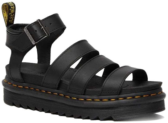 (Women) Dr. Martens Blaire Hydro Leather Strap Sandal 'Black' 24235001 Order (Women) Dr. Martens Blaire Hydro Leather Strap Sandal 'Black' 24235001