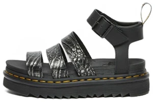 (Women) Dr. Martens Blaire Leather 'Black Fashion Buckle' 27305029 (Women) Dr. Martens Blaire Leather 'Black Fashion Buckle' 27305029