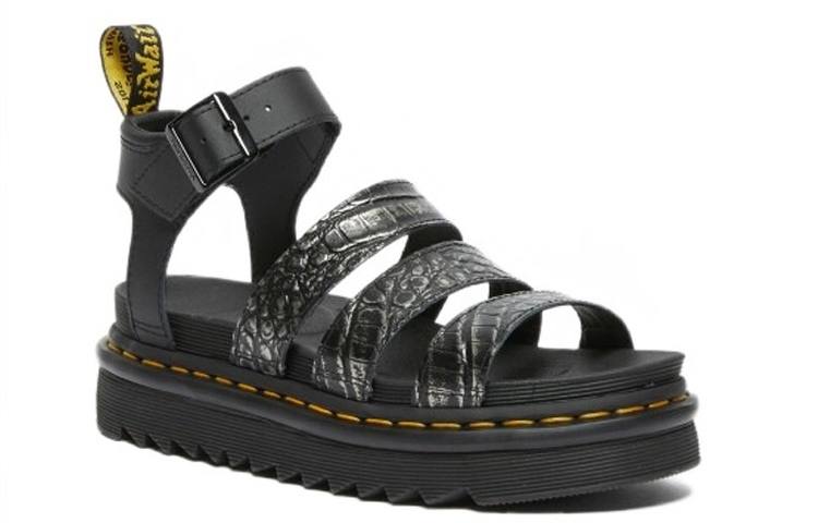 (W) Dr. Martens Blaire Leather 'Black Fashion Buckle' 圖 2