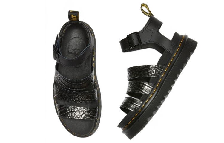 (W) Dr. Martens Blaire Leather 'Black Fashion Buckle' 圖 3