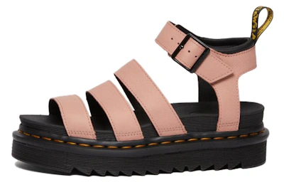 (Women) Dr. Martens Blaire Pisa Strap Sandal 'Peach Black'