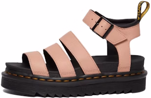 (Women) Dr. Martens Blaire Leather 'Comfort Thick Sole Fashion Pink Sandal' 30706329 (Women) Dr. Martens Blaire Leather 'Comfort Thick Sole Fashion Pink Sandal' 30706329