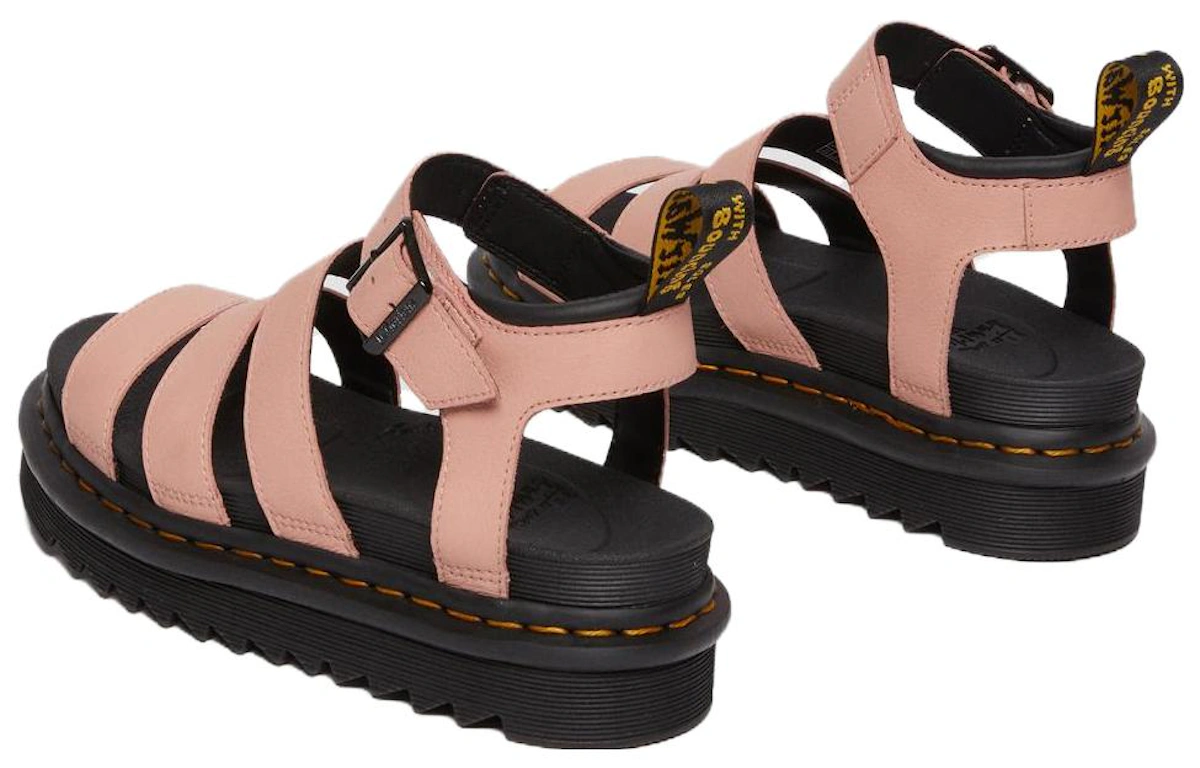 (Women) Dr. Martens Blaire Pisa Strap Sandal 'Peach Black'
