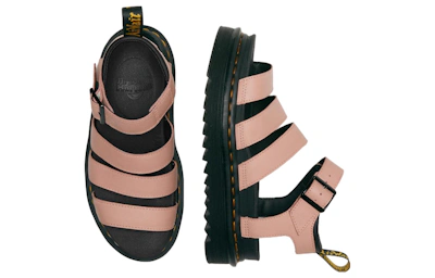(Women) Dr. Martens Blaire Pisa Strap Sandal 'Peach Black'
