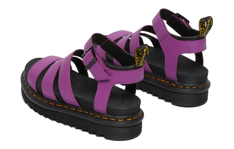 (W) Dr. Martens Blaire Leather Strap Sandals 'Purple' 圖 5