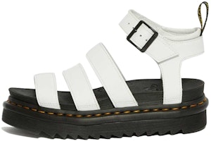 (Women) Dr. Martens Blaire Leather Strap Sandals White 25768100 (Women) Dr. Martens Blaire Leather Strap Sandals White 25768100