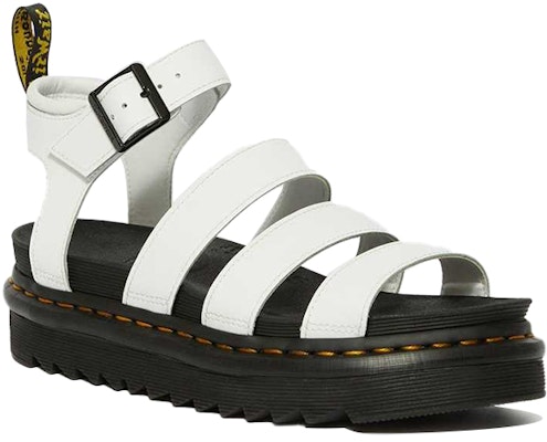 (Women) Dr. Martens Blaire Leather Strap Sandals White 25768100 Order (Women) Dr. Martens Blaire Leather Strap Sandals White 25768100
