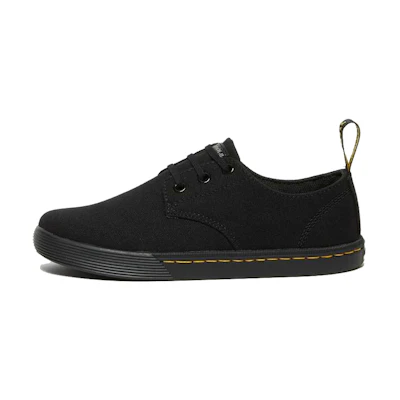 (W) Dr. Martens Canvas Flat 'Black'