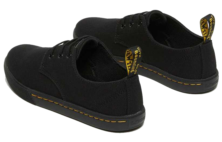 (W) Dr. Martens Canvas Flat 'Black' 圖 2