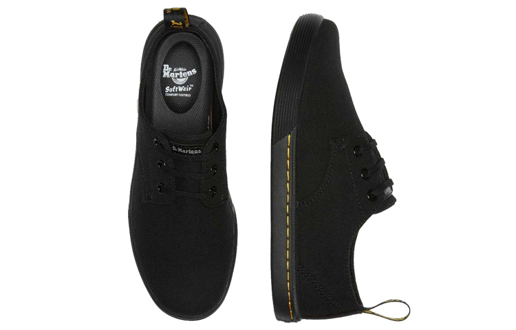 (W) Dr. Martens Canvas Flat 'Black' 圖 3