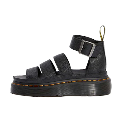 (W) Dr. Martens Clarissa 2 Leather Strap Sandal 'Black'