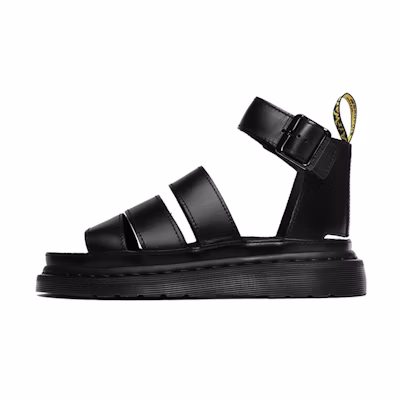 (W) Dr. Martens Clarissa 2 Leather Strap Sandal 'Black'