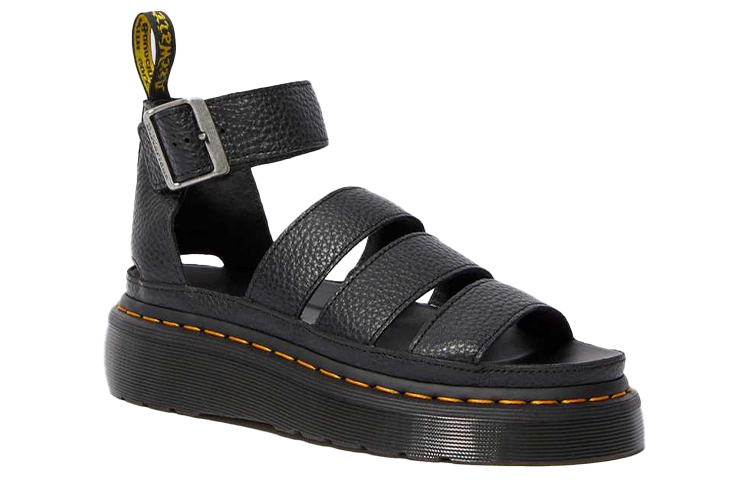 Order (W) Dr. Martens Clarissa II Sandalias de Plataforma de Cuero 'Negro' 24476001