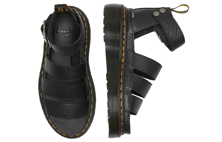 Lookbook (W) Dr. Martens Clarissa II Sandalias de Plataforma de Cuero 'Negro' 24476001