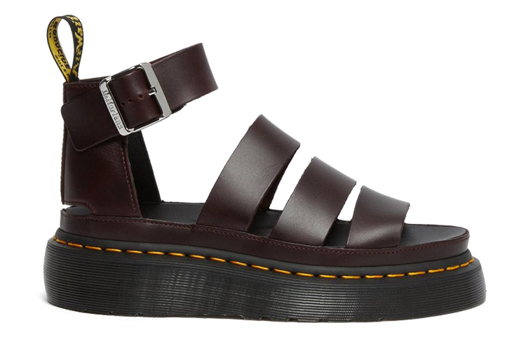 (W) Dr. Martens Clarissa II Atlas Quad Leather Platform Sandals 'Oxblood' 圖 2