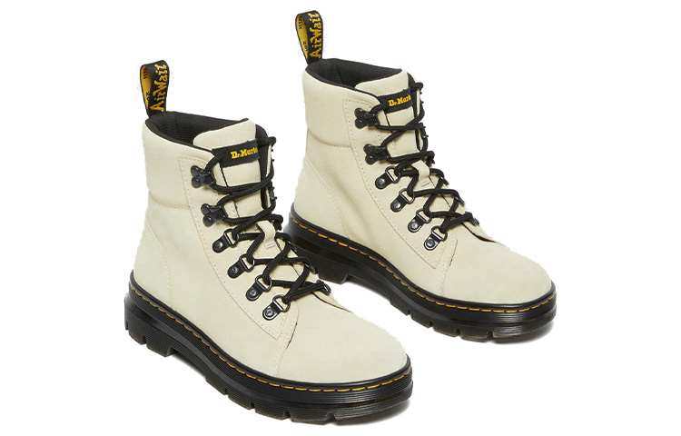 Lookbook Dr.Martens/馬丁博士 麂皮時尚馬丁靴 女款 白色