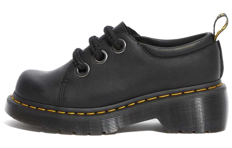 (W) Dr. Martens Cranford 3-Eye 'Black Casual'