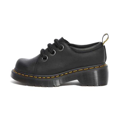 (W) Dr. Martens Cranford 3-Eye 'Black Casual'
